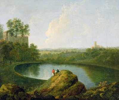 The Head of Lake Nemi (olie på lærred) af Richard Wilson