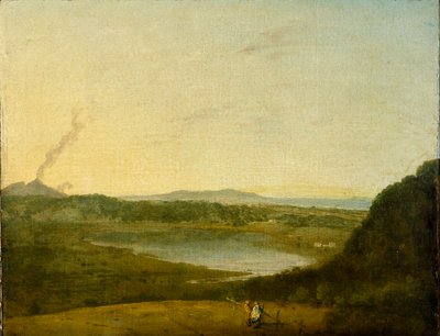Lago di Agnano, c1752 af Richard Wilson