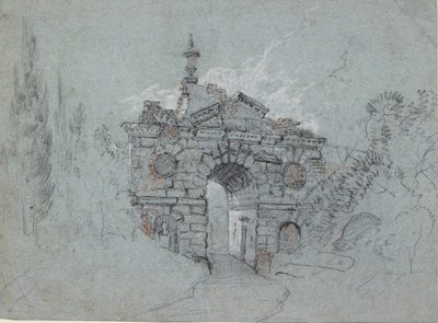 Den ødelagte bue ved Kew, c1760