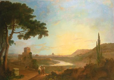 Udsigt over Tiberen af Richard Wilson
