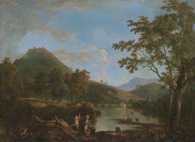 Dinas Bran fra Llangollen af Richard Wilson