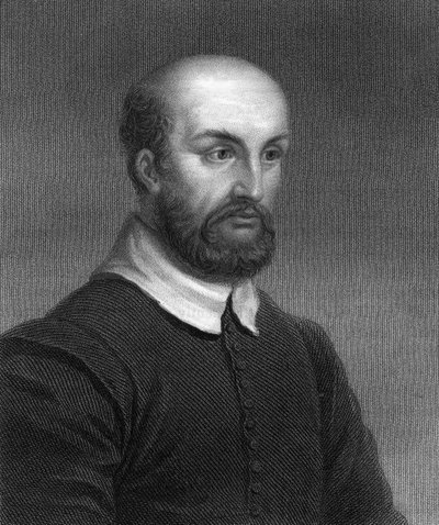 Andrea Palladio, italiensk arkitekt fra det 16. århundrede, 1836. af Richard Woodman