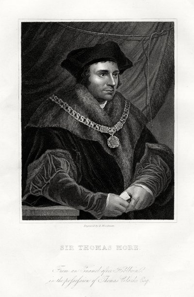 Thomas More, engelsk statsmand, lærd og helgen, 1800-tallet af Richard Woodman