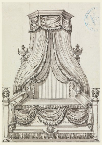 Original tegning, Cahier VII, plade 3 af Richard de Lalonde