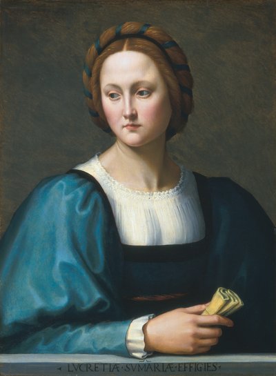 Lucrezia Sommaria, ca. 1510. af Ridolfo Ghirlandaio