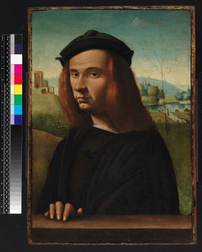 Portræt af en ung mand, 1500 af Ridolfo Ghirlandaio