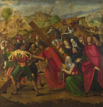 Processionen til Golgata, ca. 1505 af Ridolfo Ghirlandaio
