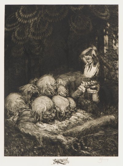 Kurbads helten og ni hovedet djævel af Rihards Zariņš