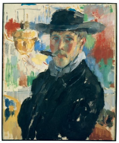 Selvportræt med cigaret af Rik Wouters
