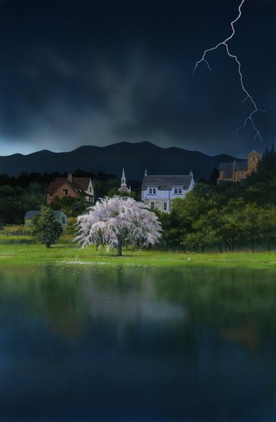 The Cruelest Month, 2008 (Akryl på plade) af Rob Wood