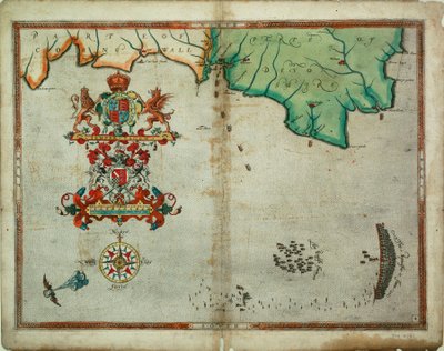 Den engelske og spanske flåde den 1.-2. august af Robert (after) Adams