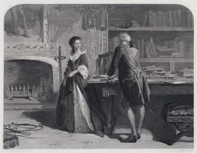 Illustration til Rob Roy (gravering) af Robert (after) Herdman
