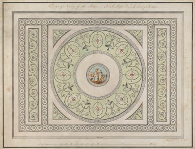 Headfort House, Irland: Saloon-loft af Robert Adam