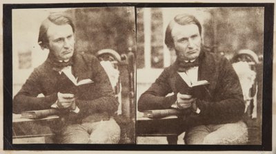 Stereografisk portræt af Dr. John Adamson af Robert Adamson
