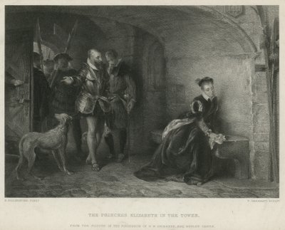 Prinsesse Elizabeth i tårnet af Robert Alexander Hillingford