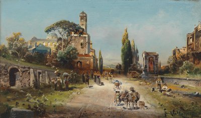 Robert Alott Via Appia 1905 af Robert Alott