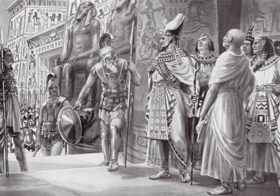 Agesilaus i Egypten (litografi) af Robert Ambrose Dudley