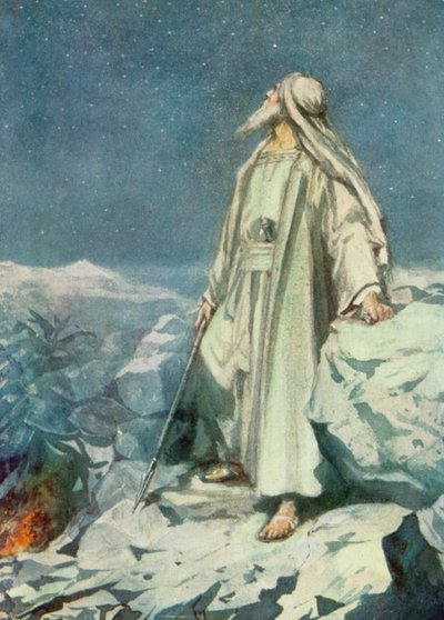 Counting the Stars (farve litho) af Robert Ambrose Dudley