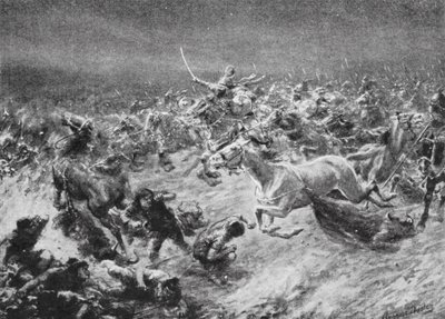 Anushirwans nederlag til de hvide hunner i 560 e.Kr. af Robert Ambrose Dudley