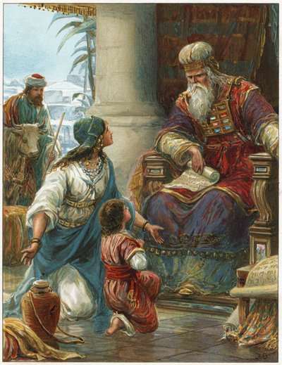 Hanna bringer Samuel til Eli af Robert Ambrose Dudley