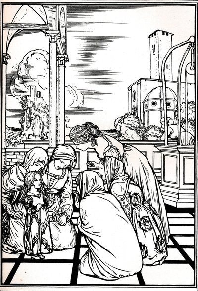 En illustration fra Stormen, 1901 1901-1902 af Robert Anning Bell