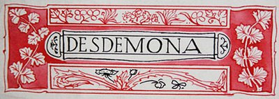 Desdemona, fra Shakespeares heltinder af Anna Murphy Jameson af Robert Anning Bell