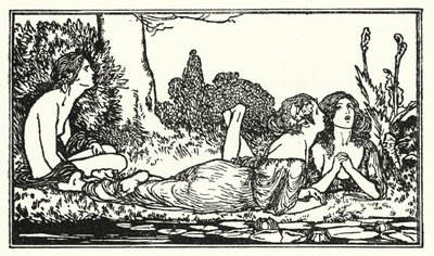 Illustration til digte af John Keats: Endymion (litho) af Robert Anning Bell