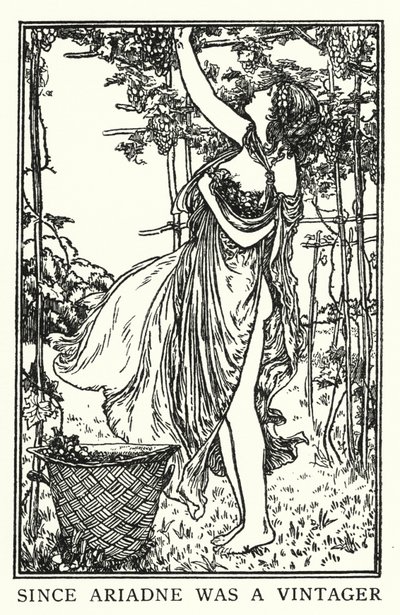 Illustration til digte af John Keats: Endymion (litho) af Robert Anning Bell