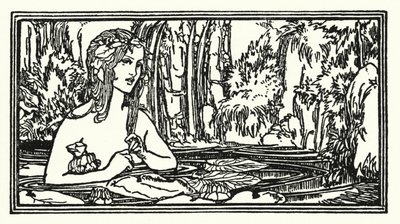 Illustration til digte af John Keats: Endymion (litho) af Robert Anning Bell