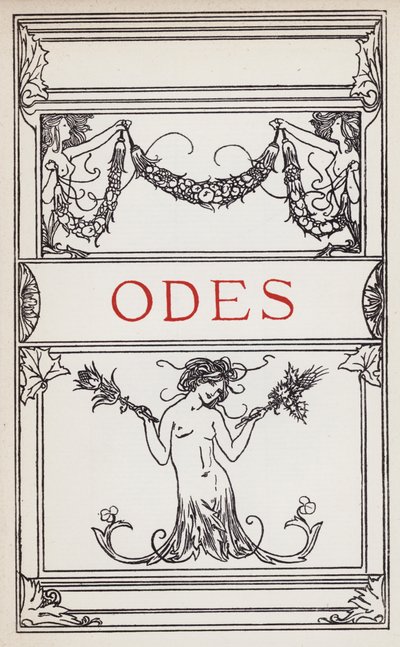 Illustration til digte af John Keats: Odes (litho) af Robert Anning Bell