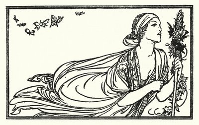 Illustration til digte af John Keats: Sleep And Poetry (litho) af Robert Anning Bell