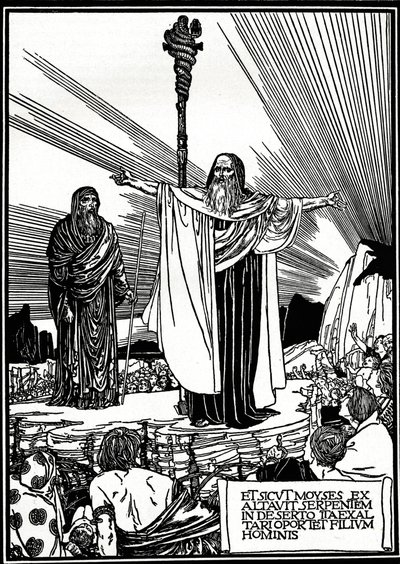 Illustration til Alterbogen, 1892, 1897 af Robert Anning Bell