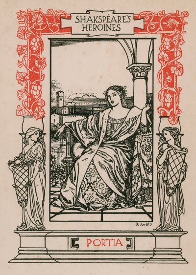 Portia, Købmanden i Venedig af Robert Anning Bell