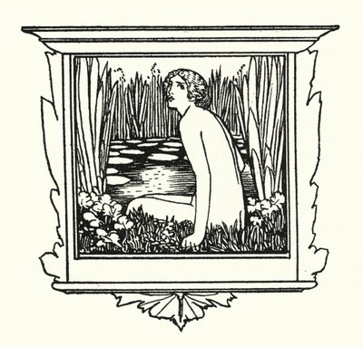 Shelley: Ode til vestenvinden (litho) af Robert Anning Bell
