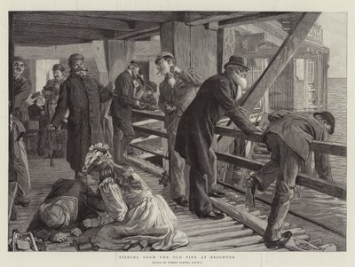 Fiskeri fra den gamle mole i Brighton af Robert Barnes