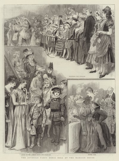 Ungdomsballet i udklædning på Mansion House af Robert Barnes