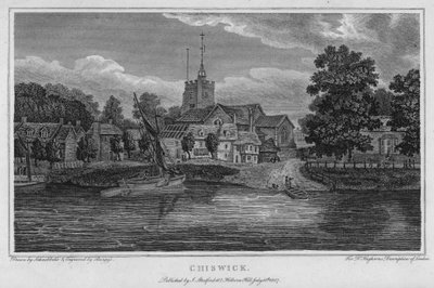 Chiswick (gravering) af Robert Blemell (after) Schnebbelie