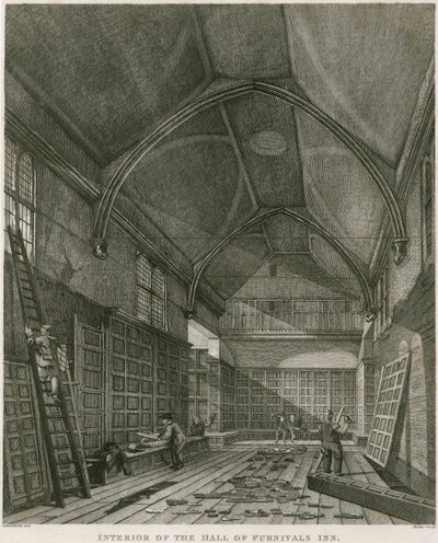 Interiør af Hall of Furnival