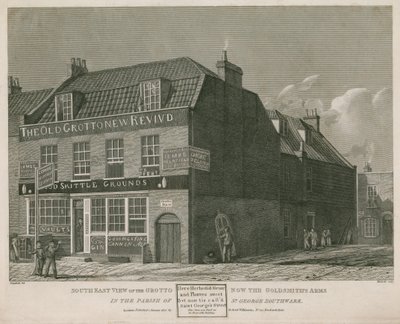 Sydøstlig visning af Grotto, nu Goldsmith
