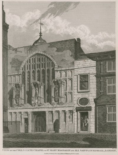 Udsigt over Collegiate Chapel of St Mary Magdalen and All Saint