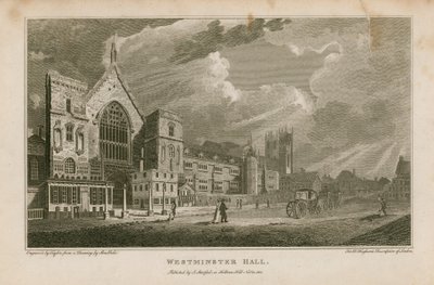 Westminster Hall af Robert Blemell Schnebbelie