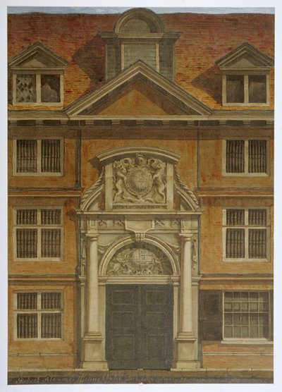Blackwell Hall, City of London, 1819 af Robert Blemmell Schnebbelie