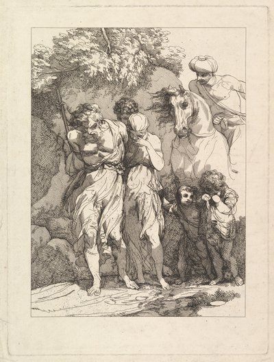 En fanget familie, ca. 1783. af Robert Blyth