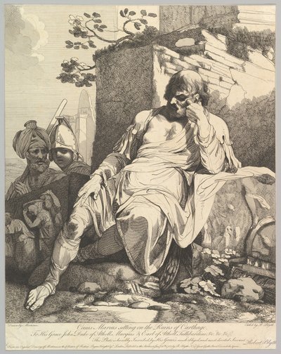 Caius Marius på ruinerne af Karthago, 20. januar 1782. af Robert Blyth