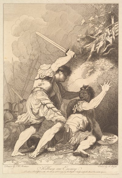 At dræbe en fjende, 15. november 1779. af Robert Blyth