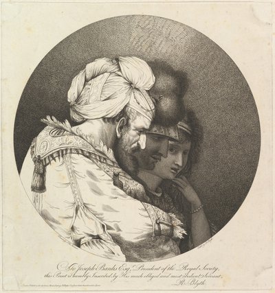 Tre orientalske hoveder, 5. marts 1780. af Robert Blyth