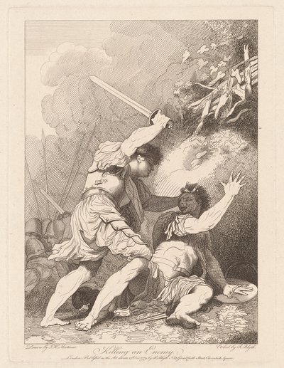 At dræbe en fjende af Robert Blyth, after John Hamilton Mortimer