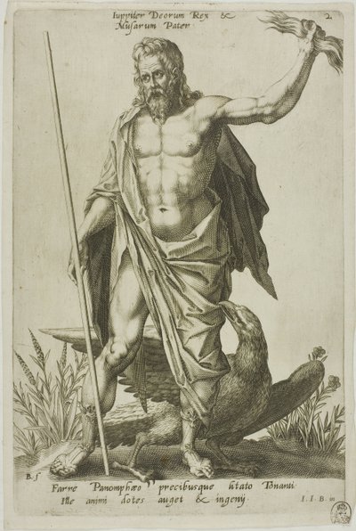 Jupiter, plade 2 fra Parnassus Biceps af Robert Boissard
