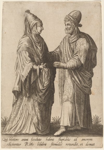 De, der sløver sindets evner..., 1597. af Robert Boissard
