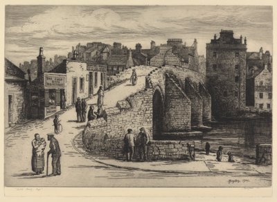 Auld Brig, Ayr af Robert Bryden